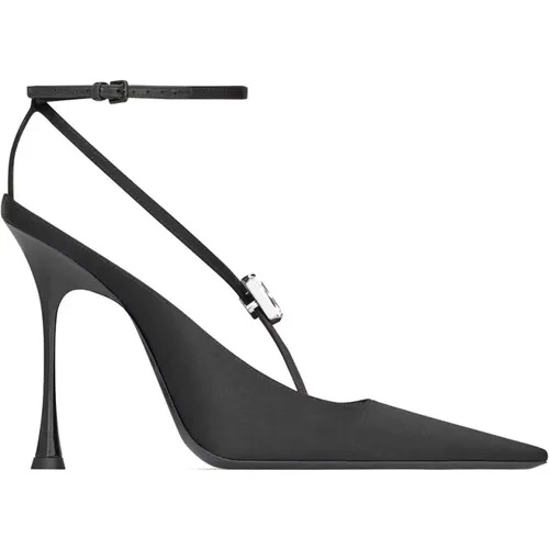 Elegante Schwarze Pumps für Frauen - Saint Laurent - Modalova