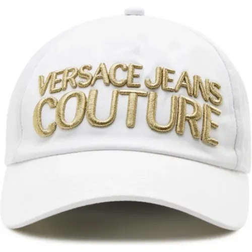 Bestickte Kappe - Erhöhe deinen Stil , unisex, Größe: ONE Size - Versace Jeans Couture - Modalova