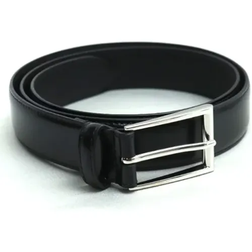 Pre-owned Belts, male, , Size: ONE SIZE Pre-owned Leather belts - Gucci Vintage - Modalova