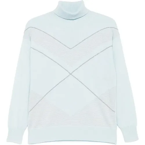 Turtlenecks, female, , Size: S Ribbed Turtleneck Sweater Long Sleeves - D.Exterior - Modalova