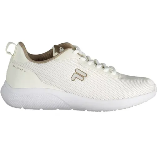 Beige Synthetic Sneaker with Laces , female, Sizes: 3 UK, 7 UK, 8 UK, 6 UK, 4 UK, 5 UK - Fila - Modalova