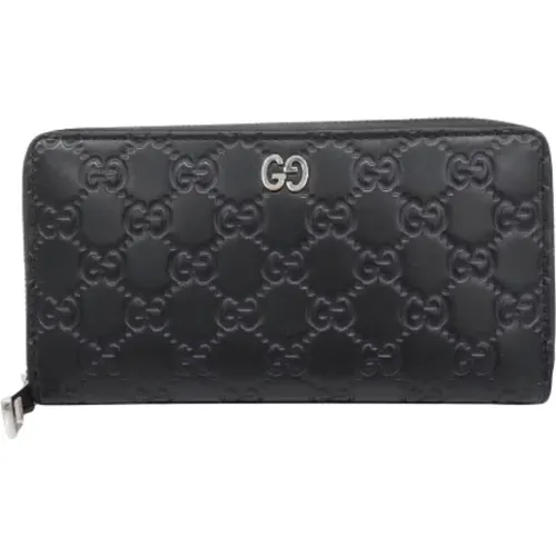 Pre-owned Wallets, female, , Size: ONE SIZE Pre-owned Leather wallets - Gucci Vintage - Modalova