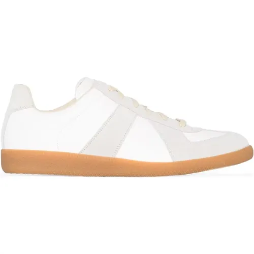Sneakers, male, , Size: 8 US Leather Sneakers Low-Top Original Design - Maison Margiela - Modalova