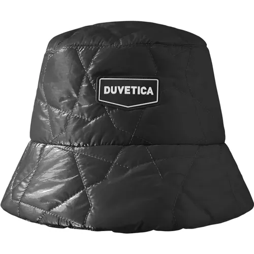 Schwarzer Gepolsterter Eimerhut Aw23 , unisex, Größe: L - duvetica - Modalova