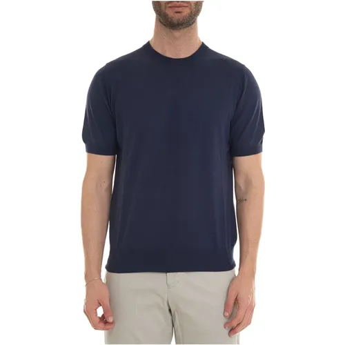 Stylisches T-Shirt für Männer , Herren, Größe: XL - Canali - Modalova
