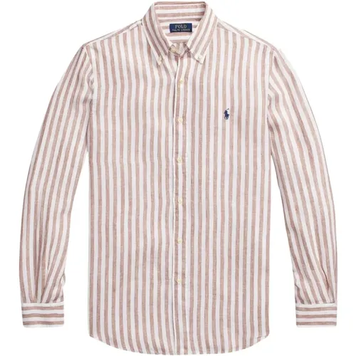 Beige Ss24 Herrenhemden , Herren, Größe: XL - Ralph Lauren - Modalova