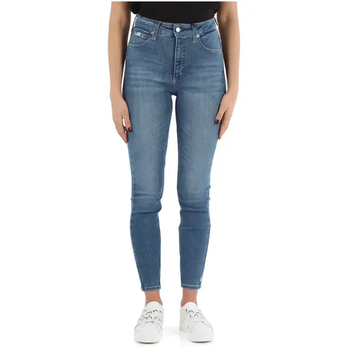 Super Skinny Ankle Jeans , Damen, Größe: W28 - Calvin Klein Jeans - Modalova