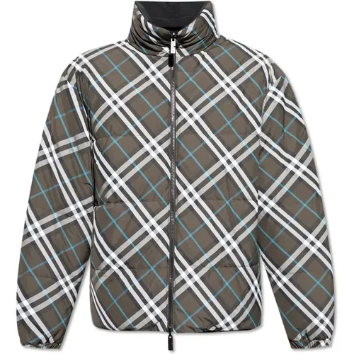 Light Jackets, male, , Size: XL Reversible Jacket - Burberry - Modalova