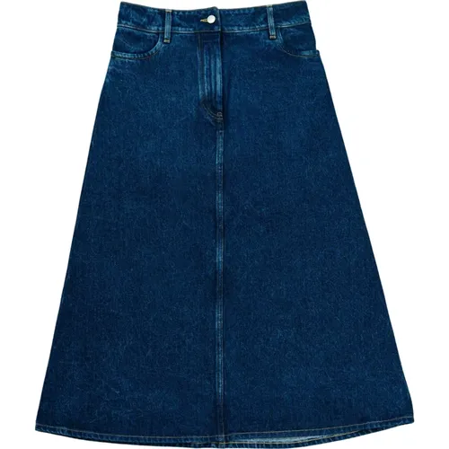 Denim A Line Skirt , female, Sizes: XS, S, M - Studio Nicholson - Modalova