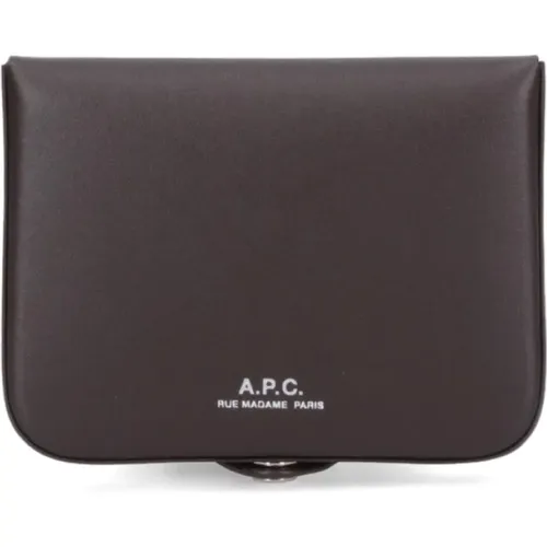 Wallets & Cardholders, male, , Size: ONE SIZE Wallets - Stylish and Practical - A.p.c. - Modalova