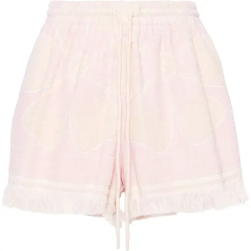 Rosa Blumige Handtuchshorts - Zimmermann - Modalova