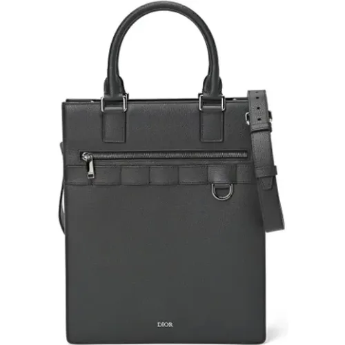 Pre-owned Tote Bags, female, , Size: ONE SIZE Pre-owned Leather dior-bags - Dior Vintage - Modalova