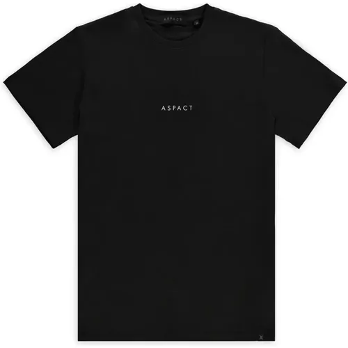 Schwarzes Fresh Tee - Trendy Design , Herren, Größe: S - Aspact - Modalova