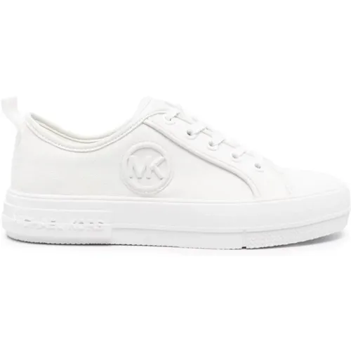 Weiße Schnürschuhe Trainer Casual Flach - Michael Kors - Modalova