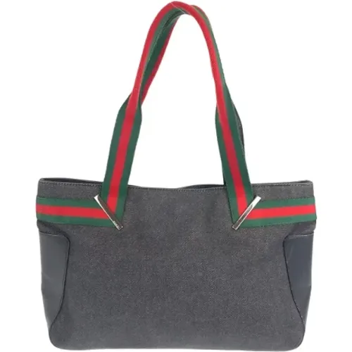 Pre-owned Tote Bags, female, , Size: ONE SIZE Pre-owned Canvas gucci-bags - Gucci Vintage - Modalova