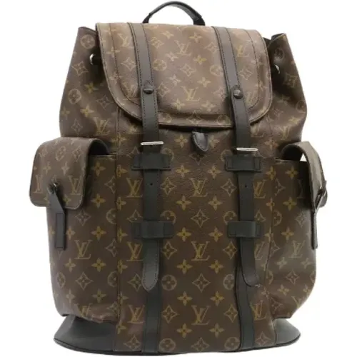 Pre-owned Backpacks, female, , Size: ONE SIZE Pre-owned Canvas backpacks - Louis Vuitton Vintage - Modalova