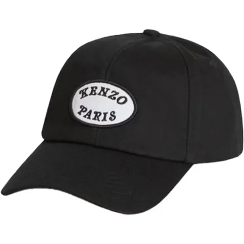 Caps, male, , Size: ONE SIZE Embroidered Market Cap in Cotton - Kenzo - Modalova