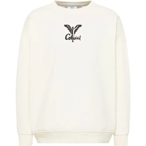 Oversize Unisex Sweatshirt , Herren, Größe: S - carlo colucci - Modalova