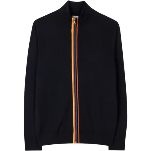 Zip-throughs, male, , Size: L Knitwear - Paul Smith - Modalova