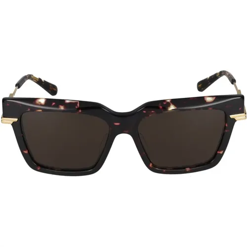 Stylische Sonnenbrille BV1242S,Bronze/Orange Sunglasses - Bottega Veneta - Modalova