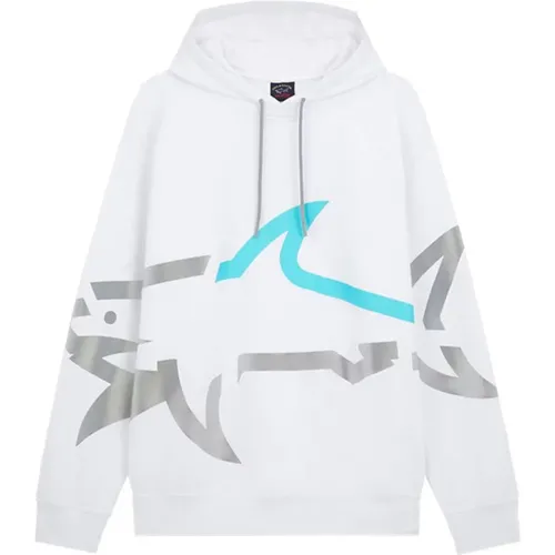 Hoodies, male, , Size: L Hooded sweatshirt - PAUL & SHARK - Modalova