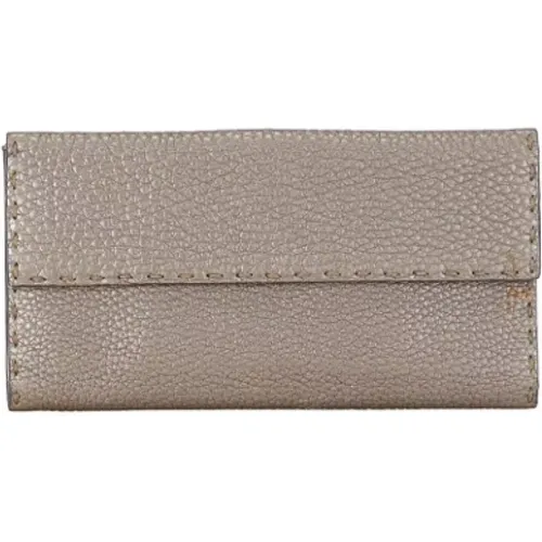 Pre-owned Wallets, female, , Size: ONE SIZE Pre-owned Leather wallets - Fendi Vintage - Modalova