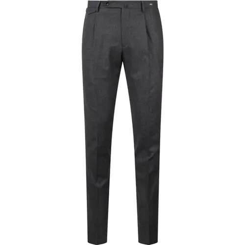 Stretch Flannel Tailored Trousers , male, Sizes: XL - Tagliatore - Modalova