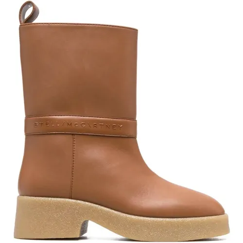 Braune Damen Stiefeletten , Damen, Größe: 38 EU - Stella Mccartney - Modalova