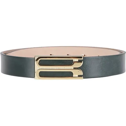 Classic Buckle Belt , female, Sizes: 70 CM, 80 CM - Victoria Beckham - Modalova