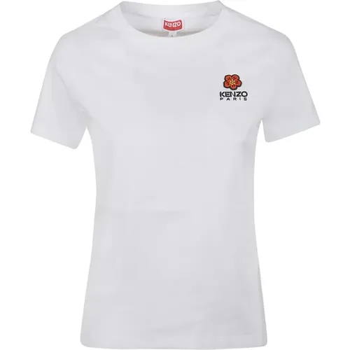 Klassisches Crest Logo T-Shirt , Damen, Größe: S - Kenzo - Modalova