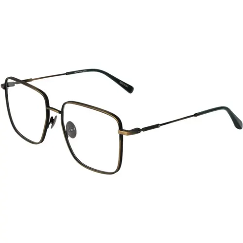 Glasses, male, , Size: ONE SIZE Bronze Metal Square Optical Frames - Scotch & Soda - Modalova