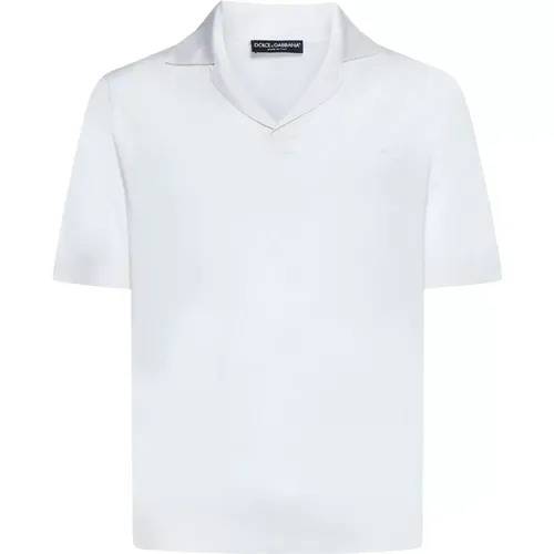 Weiße T-Shirts und Polos - Dolce & Gabbana - Modalova