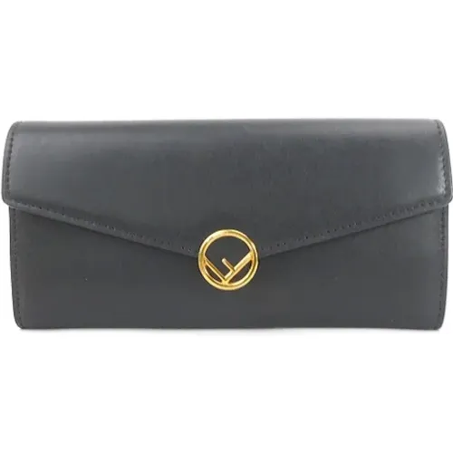 Pre-owned Wallets, female, , Size: ONE SIZE Pre-owned Leather wallets - Fendi Vintage - Modalova