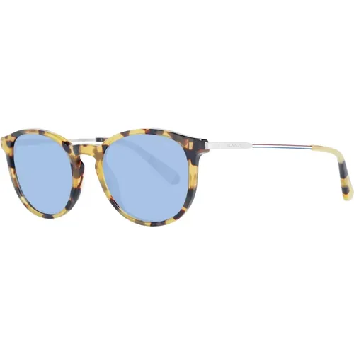 Sunglasses, male, , Size: ONE SIZE Multicolor Round Sunglasses for Men - Gant - Modalova