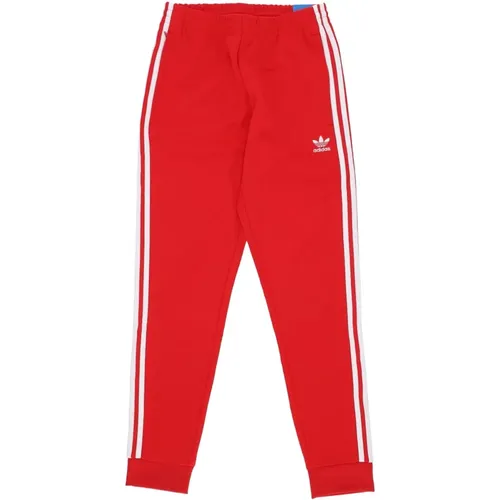 Sweatpants, male, , Size: XL Trackpant Better Scarlet/white - Adidas - Modalova