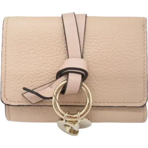 Pre-owned Wallets, female, , Size: ONE SIZE Pre-owned Leather wallets - Chloé Pre-owned - Modalova