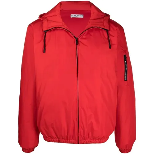 Windbreaker Jacket for Men , male, Sizes: M - Givenchy - Modalova
