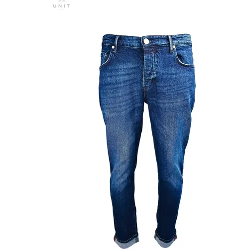 De Gênes, Intensive Dunkle Jeans , Herren, Größe: W34 L34 - Blue de Gênes - Modalova
