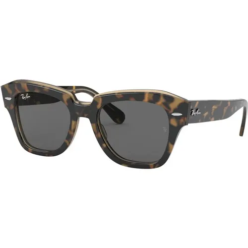 State Street 2186 Sunglasses in Havana , unisex, Sizes: 52 MM, 49 MM - Ray-Ban - Modalova