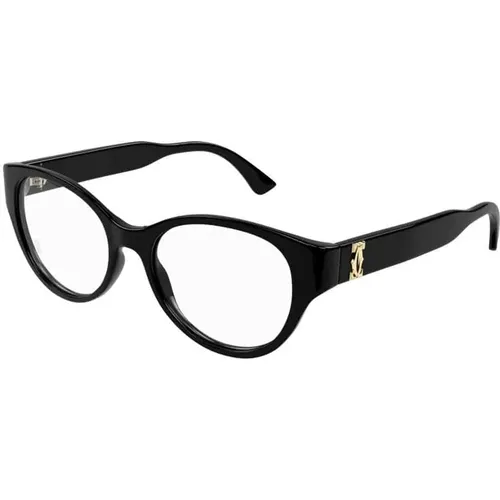 Schwarze Transparente Ct0315O Brille - Cartier - Modalova