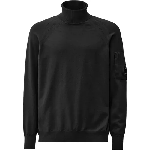 Gerippter Merinowoll Rollkragenpullover - C.P. Company - Modalova