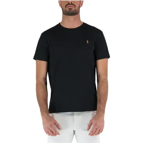 Kurzarm Logo T-Shirt , Herren, Größe: XL - Ralph Lauren - Modalova