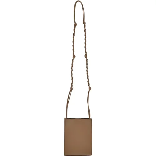 Cross Body Bags, male, , Size: ONE SIZE Clay Leather Crossbody Bag - Jil Sander - Modalova