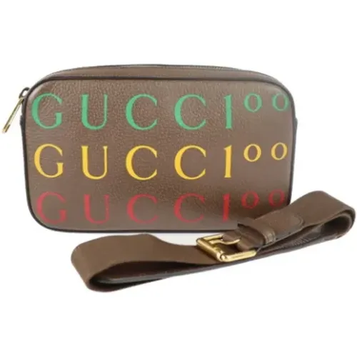 Pre-owned Leather crossbody-bags , female, Sizes: ONE SIZE - Gucci Vintage - Modalova