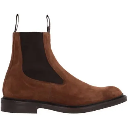 Chelsea Suede Boots , male, Sizes: 10 UK, 7 UK - Tricker's - Modalova