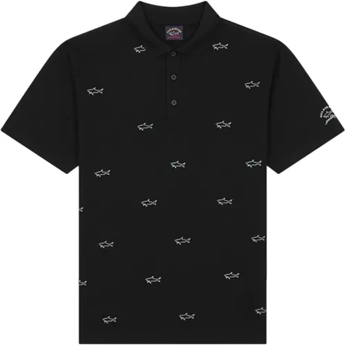 Comfortable and High-Quality Polo with Reflective Elements , male, Sizes: 2XL, L, M - PAUL & SHARK - Modalova