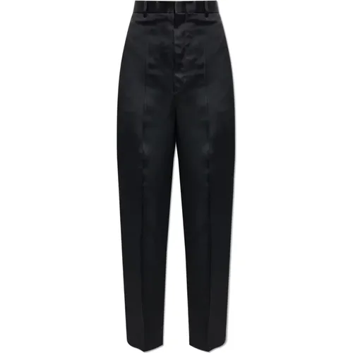 Suit Trousers, male, , Size: L Fluid Viscose Trousers - Jil Sander - Modalova