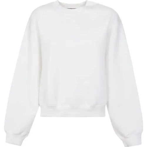 Puff Paint Logo Terry Sweatshirt , female, Sizes: XS - T by Alexander Wang - Modalova