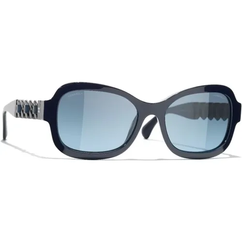 Stylish Sunglasses , female, Sizes: 55 MM - Chanel - Modalova