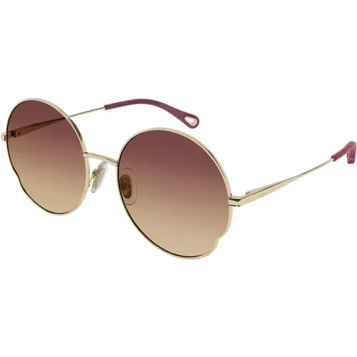 Stilvolle Sonnenbrille für Frauen , Damen, Größe: 59 MM - Chloé - Modalova